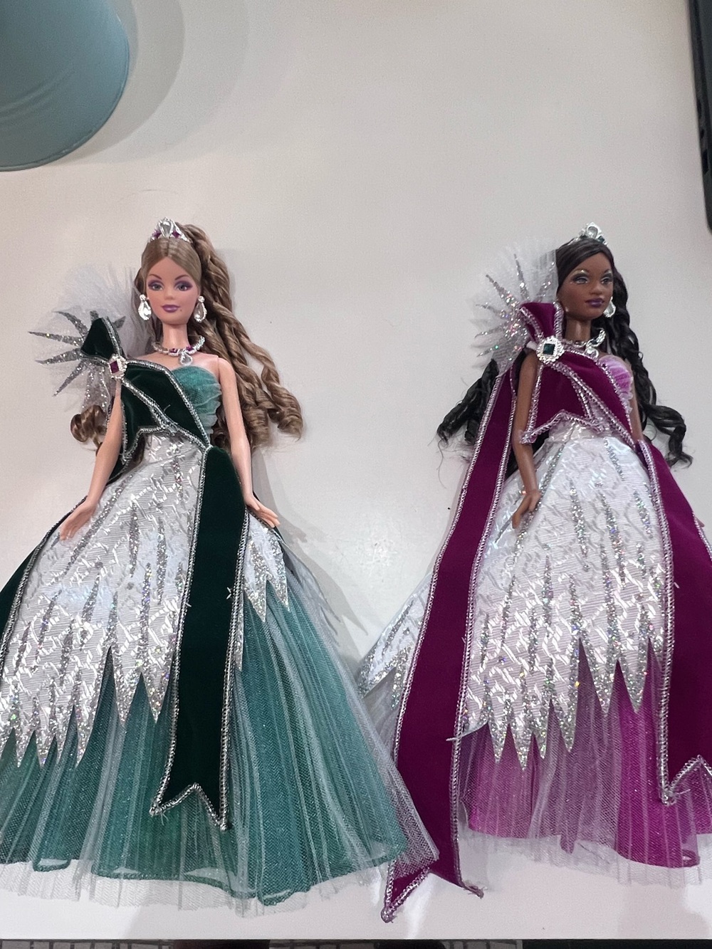 2006 Bob Mackie Holiday Dolls (only missing stands and shoes)